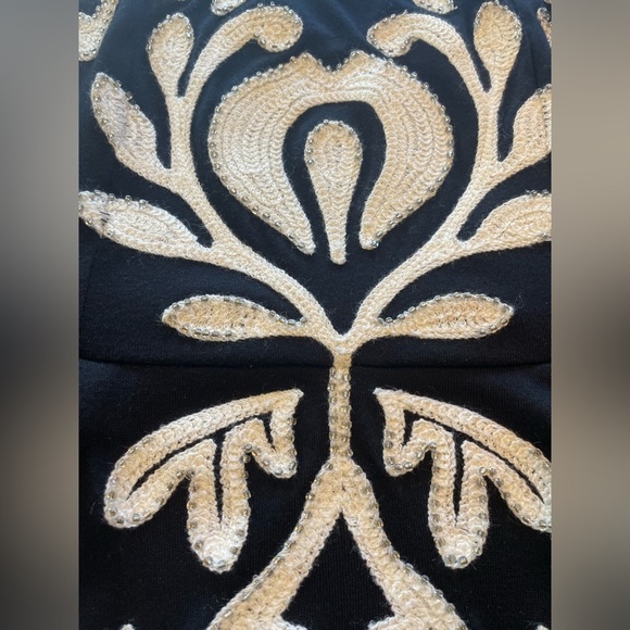 Women’s Black and White Embroidered Dress size XS - Picture 3 of 6